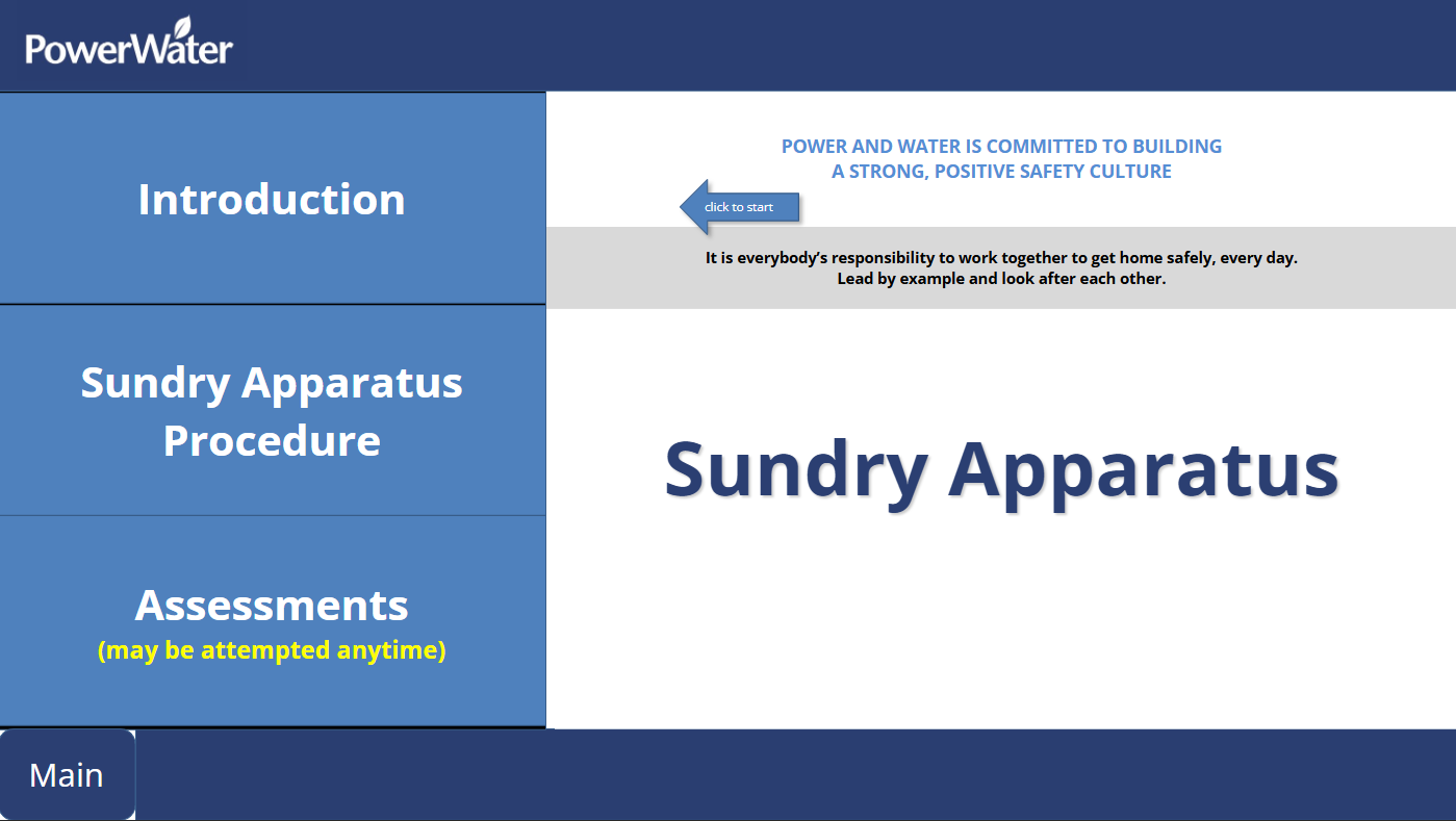 Sundry Apparatus Procedures